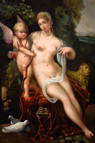 Venus and Cupid - Venice late 16th century